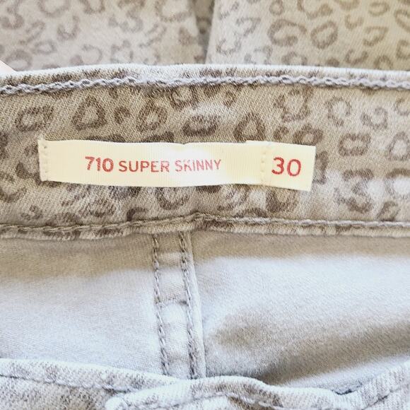 Levi Strauss & Co 710 Super Skinny Mid-rise, Stretch Jean Size 30 - Picture 7 of 11